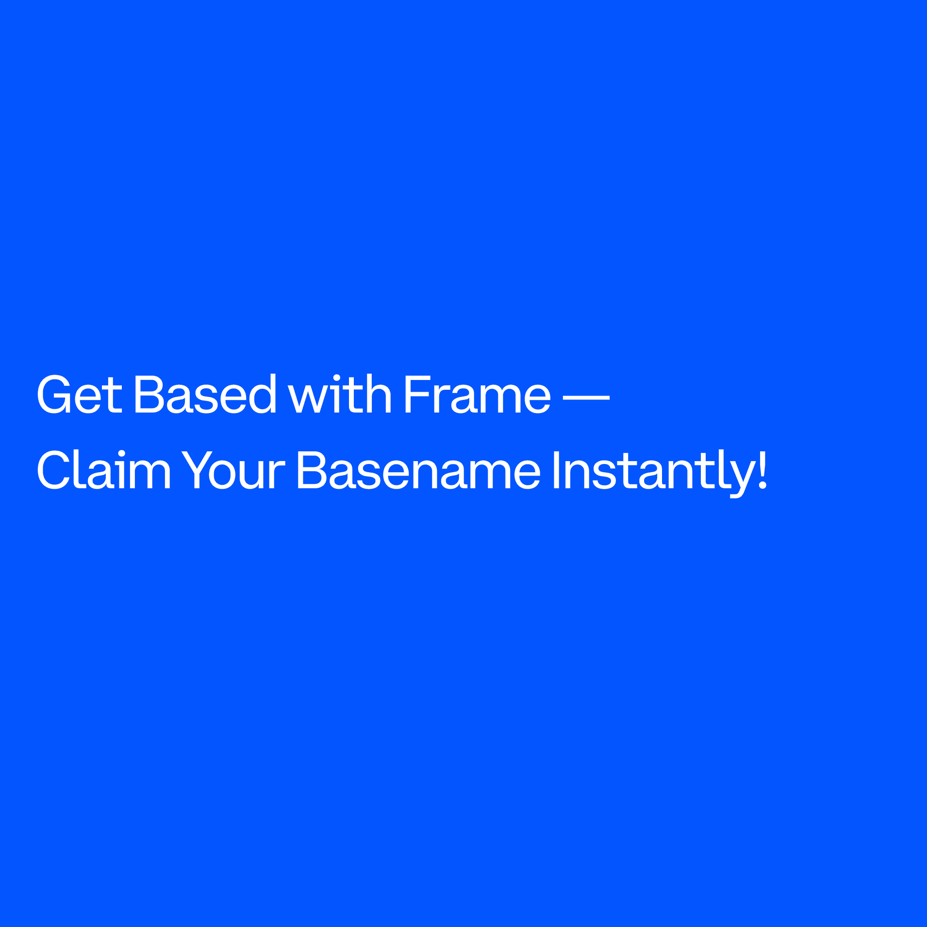 Basename on Frame thumbnail
